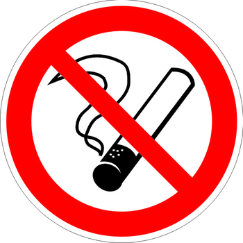 P01 запрещается курить (пленка, 200х200 мм) - Знаки безопасности - Запрещающие знаки - . Магазин Znakstend.ru